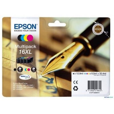 Cartucho Original EPSON T1636 16XL PACK BK+C+M+Y - C13T16364010