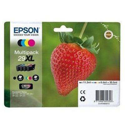 Pack Cartucho Original EPSON 29XL BK+C+M+Y - C13T29964010